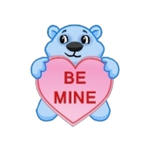 Aqua Heart Bear